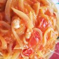 にっこりきっちん's cooksnap of when they made 海老のトマトクリームパスタ.