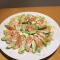 AYEM's cooksnap of when they made サーモンとアボカドのカルパッチョ.