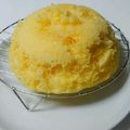iguna's cooksnap of when they made レンジで黄色い蒸しパン.