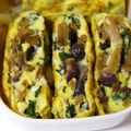 美々☆彡's cooksnap of when they made お弁当に。なめたけと大葉の卵焼き.