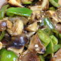 ♪まるえ's cooksnap of when they made ＊ピーマンとしいたけの炒め物＊.
