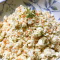 のんのんSTELLA's cooksnap of when they made 鮭フレークとディルのしっとりおからサラダ.
