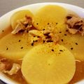 はるかぼ's cooksnap of when they made ＊大根と豚バラ肉の味噌煮＊.