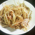 レフィア's cooksnap of when they made もう一品。もやしと焼き豚炒め.