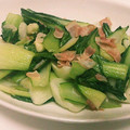 えみっちょリーナ's cooksnap of when they made ちんげん菜とベーコンのニンニク旨塩炒め♪.