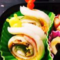 クックEYVQTI☆'s cooksnap of when they made お弁当に★ちくわのくるくるロール.