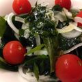 あずりょん's cooksnap of when they made 春色☆生わかめの下ごしらえと簡単な食べ方.