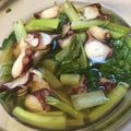 節約・ダイエット母's cooksnap of when they made レンジで簡単！小松菜とタコの煮びたし.