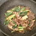 ☆こまっと☆'s cooksnap of when they made 春香る☆筍と牛肉と小松菜のオイスター炒め.
