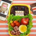 サラリー's cooksnap of when they made 簡単!そぼろDEどーもくん♬キャラ弁.