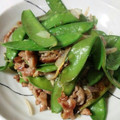 ＨＩ－－ＫＯ's cooksnap of when they made 豚肉と新玉と絹さやの中華風炒め♡.