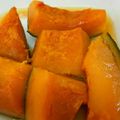 クックLIHXJH☆'s cooksnap of when they made シリコンスチーマーで簡単☆かぼちゃ煮.