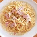 あきのん☆'s cooksnap of when they made お一人様カルボナーラ♪.