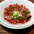 sanpinpon's cooksnap of when they made 香ばしいオイルでマグロのカルパッチョ　.