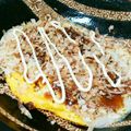 ぴょん吉Cafe's cooksnap of when they made 餅☆もちお好み焼き.