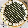 金のぶどう's cooksnap of when they made 簡単♪抹茶チーズケーキタルト♡.