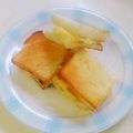 taako1552's cooksnap of when they made ✿カスタードのサクサクぷちサンド✿.