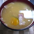 なおつん0802's cooksnap of when they made かぼちゃとベーコンのほっこりお味噌汁.