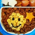 torarato's cooksnap of when they made スマイルそぼろ弁当.