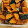うね子ちゃん's cooksnap of when they made レンジで簡単カボチャの煮物.