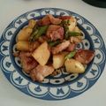 ありまちとも's cooksnap of when they made とりもも&新じゃが&アスパラ炒め.