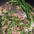 ☆みーい☆'s cooksnap of when they made ピーマンとしらすのめんつゆ生姜炒め弁当用.