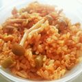 あまいこびと's cooksnap of when they made 炊飯器☆トマトジュースでピラフ.