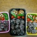 うたはち's cooksnap of when they made **黒米でなんちゃって赤飯**.