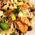もんもんきー's cooksnap of when they made チンゲン菜と豚挽き肉とお麩の中華炒め☆.