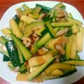 あべゆん's cooksnap of when they made ズッキーニと椎茸のガーリックオイル炒め.