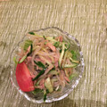 雄ちゃんのママ's cooksnap of when they made もやしときゅうりの麺つゆさっぱり和え.