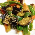 mindoママ's cooksnap of when they made 簡単！茄子とピーマンの甘味噌炒め.