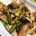 meisun's cooksnap of when they made 牛肉とアスパラのスタミナ☆オイスター炒め.