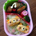 minch＊＊'s cooksnap of when they made ＊キャラ弁＊　卵焼きDEくまちゃん♡.