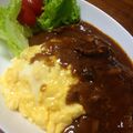 memymacha's cooksnap of when they made あら簡単☆ふわふわ卵のオムハヤシ.