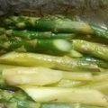 ASシュガー's cooksnap of when they made アスパラのホイル焼き.