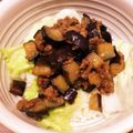 ありじゃろ's cooksnap of when they made 茄子のひき肉丼.