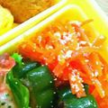 香都宮's cooksnap of when they made 弁当にオススメ）簡単たらこ人参シリシリ.
