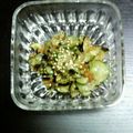 tubakix's cooksnap of when they made なすときゅうりの梅和え.