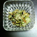 tubakix's cooksnap of when they made なすときゅうりの梅和え.
