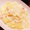 おさと母's cooksnap of when they made 卵&生クリーム要らず！絶品カルボナーラ.
