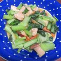 しろみ。's cooksnap of when they made 鶏胸肉と小松菜の中華炒め煮♪.