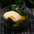 ぽっぽぺぺ's cooksnap of when they made ホウレン草の海苔たまお浸し.