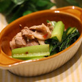 ぽっぽぺぺ's cooksnap of when they made ♪小松菜と豚肉の中華風炒め♪.