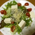 毎日楽しい's cooksnap of when they made 水菜とトマトの豆腐サラダ♪.