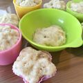 クックPG29DI☆'s cooksnap of when they made 離乳食後期 バナナヨーグルト蒸しパン.