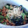 taiiz's cooksnap of when they made おくら納豆ご飯.