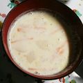 eiyoushi's cooksnap of when they made 豆乳仕立てお野菜一杯♡スープ.