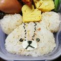 みじゅ１２７'s cooksnap of when they made キャラ弁＊ジャッキーおにぎり.