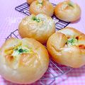 YUH♡ママ's cooksnap of when they made おさかなソーセージＤＥパン.